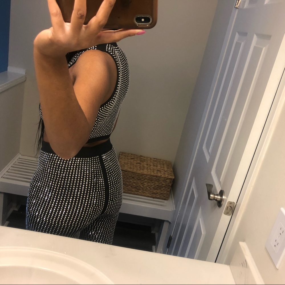COPY - Rhinestone two piece set - Picture 3 of 3